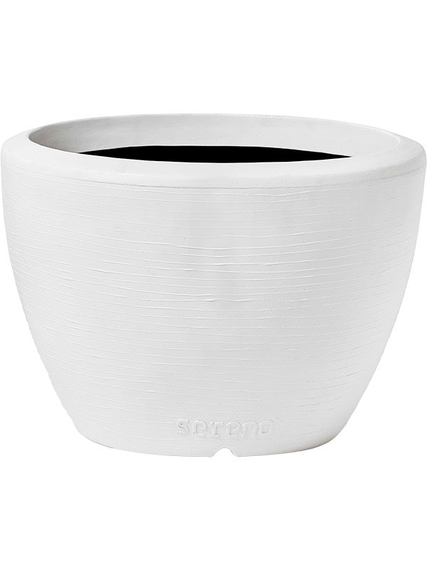 Capi Arc Granite - Planter Ball White