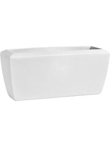 Capi Arc Granite - Planter Rectangle White