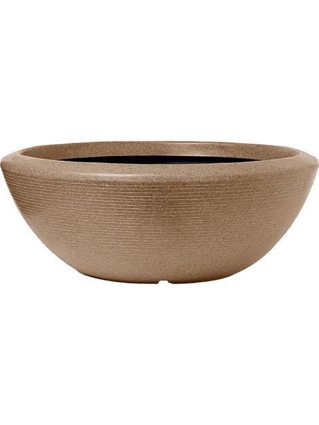 Capi Arc Granite - Bowl Low Warm Taupe