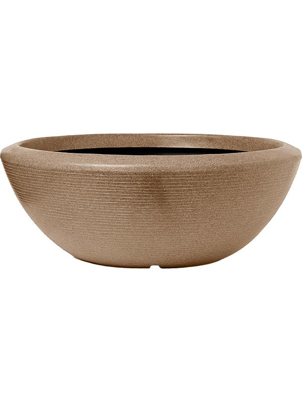 Capi Arc Granite - Bowl Low Warm Taupe