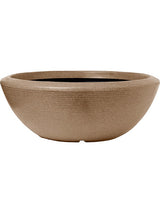 Capi Arc Granite - Bowl Low Warm Taupe