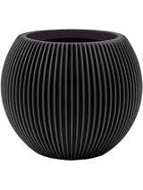 Capi Nature Groove - Vase Ball Intense Black