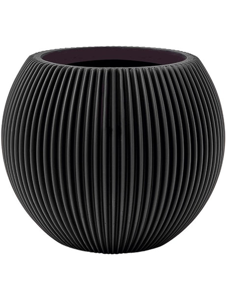 Capi Nature Groove - Vase Ball Intense Black