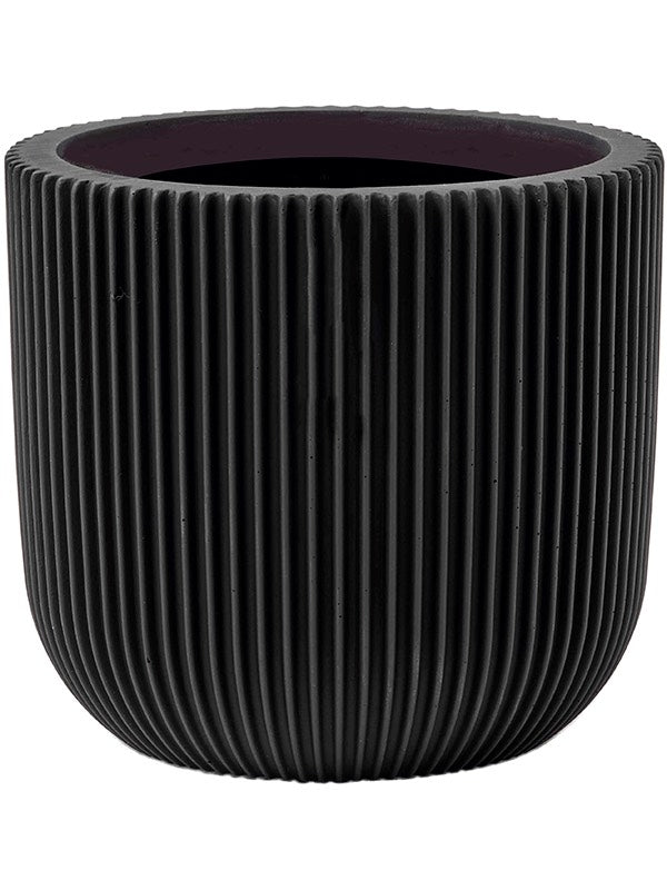 Capi Nature Groove - Planter Ball Intense Black