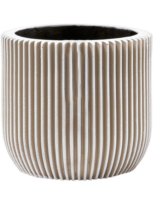 Capi Nature Groove - Planter Ball Ivory