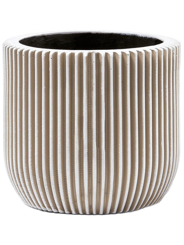 Capi Nature Groove - Planter Ball Ivory