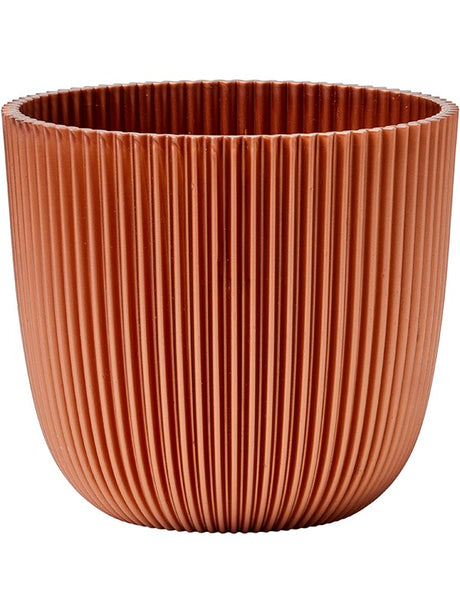 Capi Nature Groove Made With - Planter Ball Metallic Copper