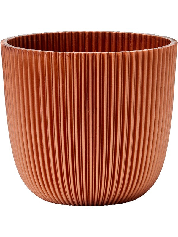 Capi Nature Groove Made With - Planter Ball Metallic Copper