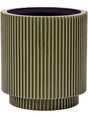 Capi Nature Groove Special - Vase Cylinder Green