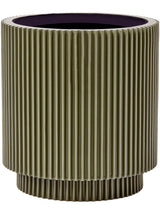 Capi Nature Groove Special - Vase Cylinder Green