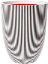 Capi Nature Groove Nl - Vase Elegant Low Ivory