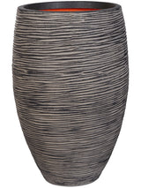 Capi Nature Rib Nl - Vase Elegant Deluxe Anthracite