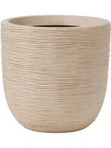 Capi Waste Rib Nl - Planter Ball Terrazzo Beige