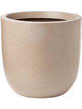 Capi Waste Smooth Nl - Planter Ball Terrazzo Beige