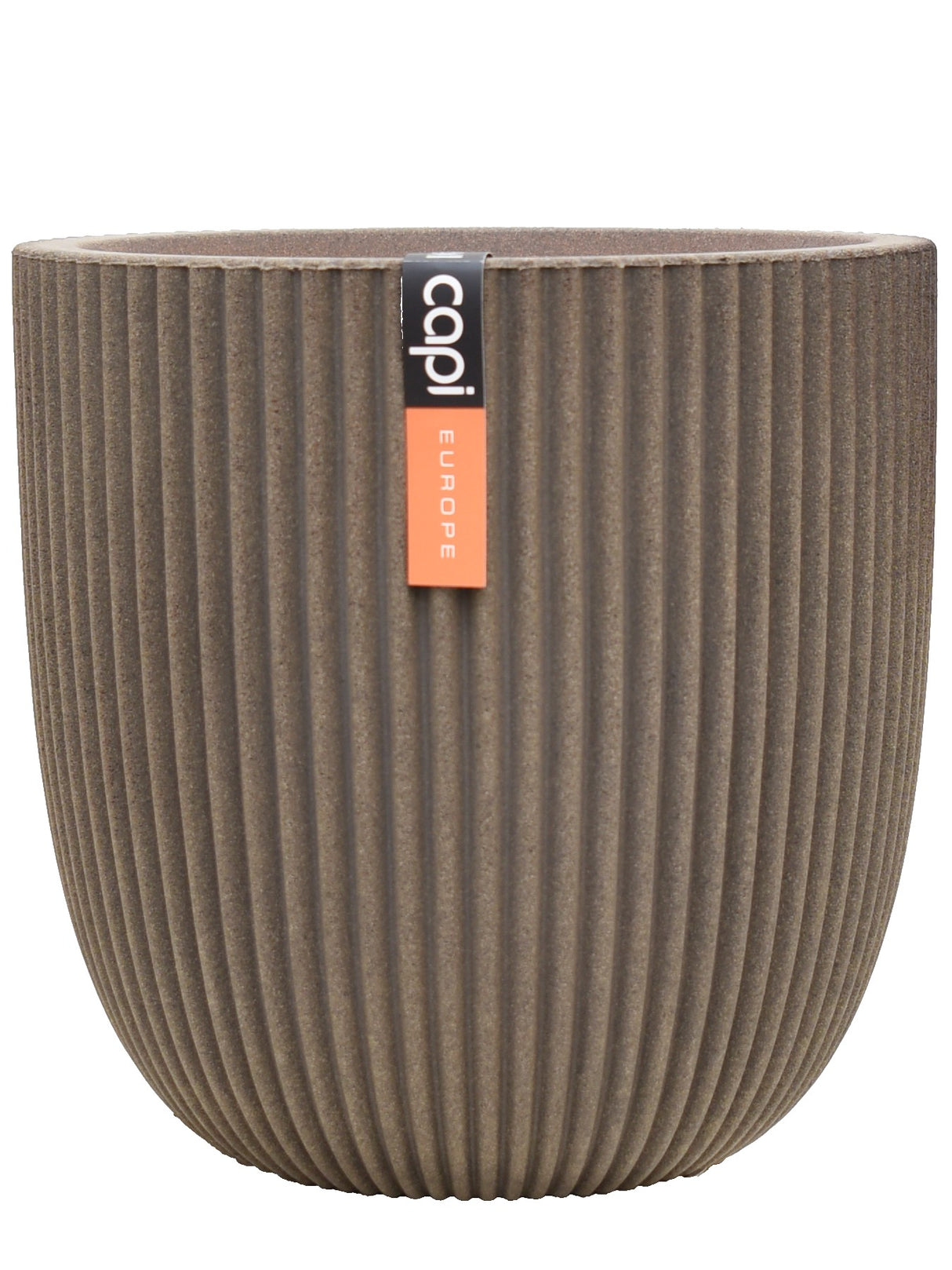 Capi Nature Groove Nl - Planter Ball Warm Taupe