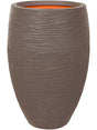 Capi Nature Rib Nl - Vase Elegant Deluxe Warm Taupe