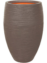 Capi Nature Rib Nl - Vase Elegant Deluxe Warm Taupe