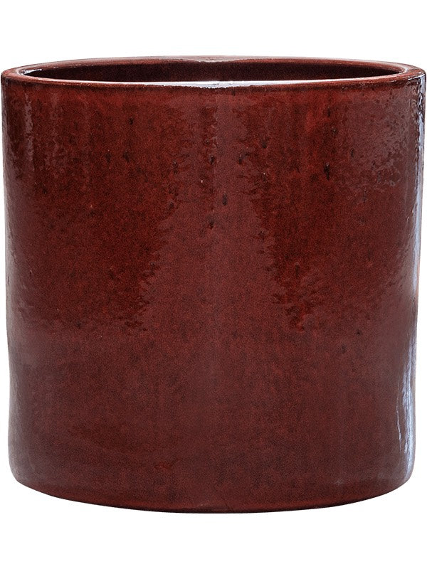 Cylinder - Pot Deep Red