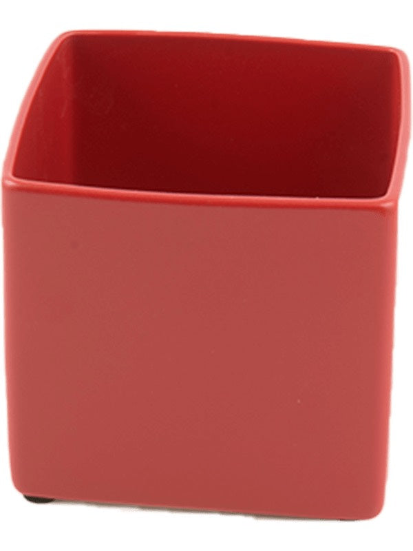 Basic - Square Minipot Red