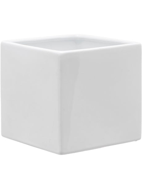 Basic - Square Minipot White