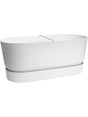 Greenville - Terrace Trough Wheels White