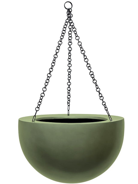 Baq Gradient - Hanging Bowl Matt Forest Green