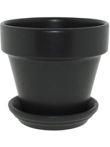 Urbann - Pot & Saucer Matt Anthracite