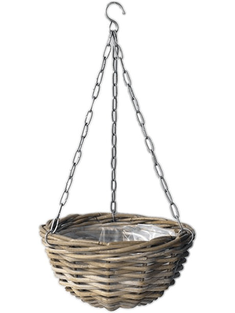 Rattan - Hanging Basket Antique Grey