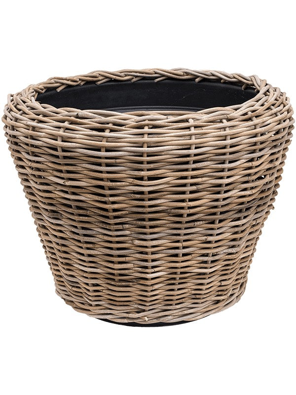 Drypot Rattan - Round Grey Outdoor