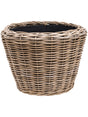 Drypot Rattan - Round Grey Outdoor