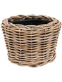 Drypot Rattan - Round Grey