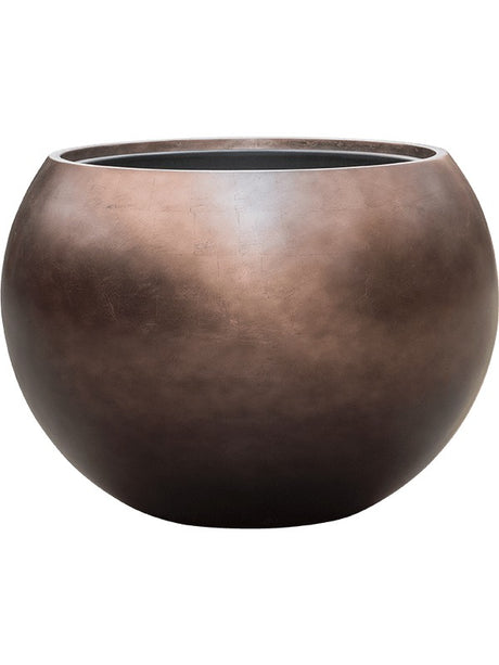 Baq Metallic Silver Leaf - Globe Matt Coffee (With Liner)