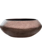 Baq Metallic Silver Leaf - Bowl Ufo Matt Coffee