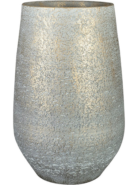 Noor - Pot Tall Metallic Grey