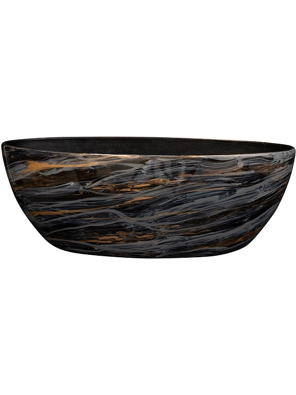 Niene - Planter Marble Black