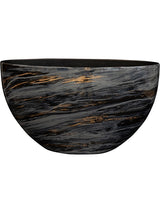 Niene - Planter Marble Black