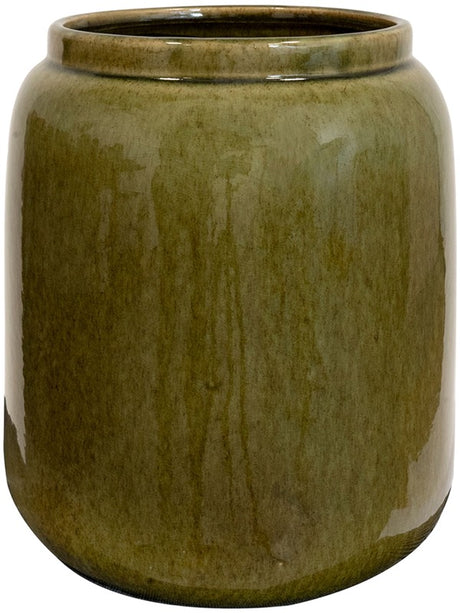 Nine - Pot Tall Olive Green